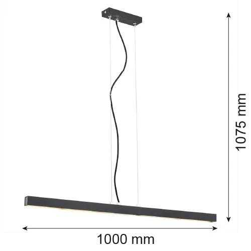 Projecteur sur rail Argon Vermont 1L, hauteur 107,5 cm White