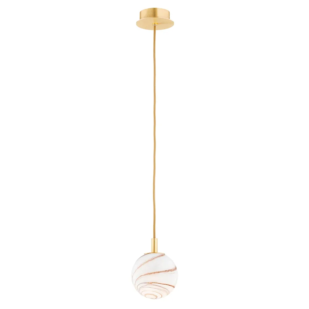 Suspension Argon Almiros 1L, douille E14, diamètre 12 cm