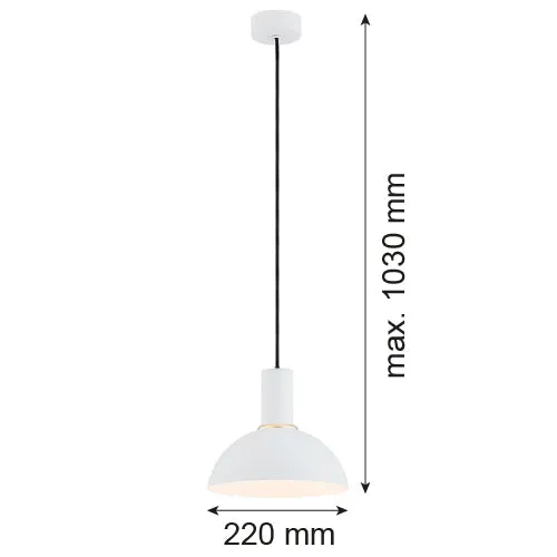 Suspension Argon Sines 1L E27 H 103cm