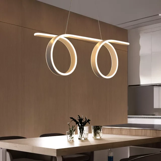 Art lumineux LED moderne nordique
