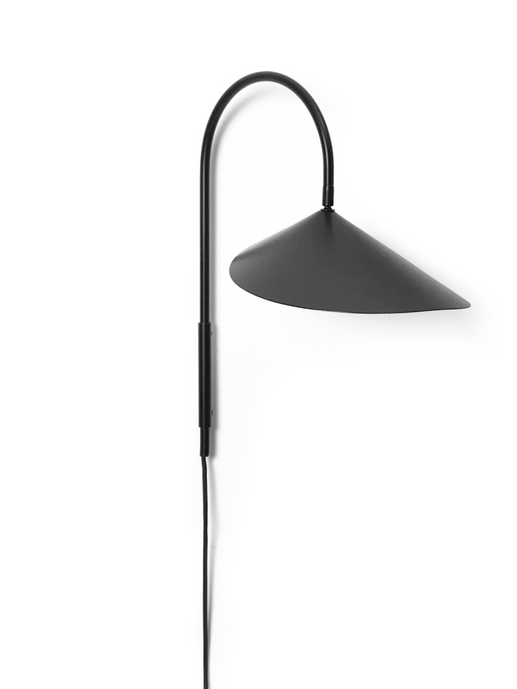 Arum Swivel Wall Lamp - Black