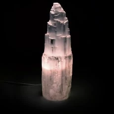 Lampe en Selenite - 25 cm Astroia