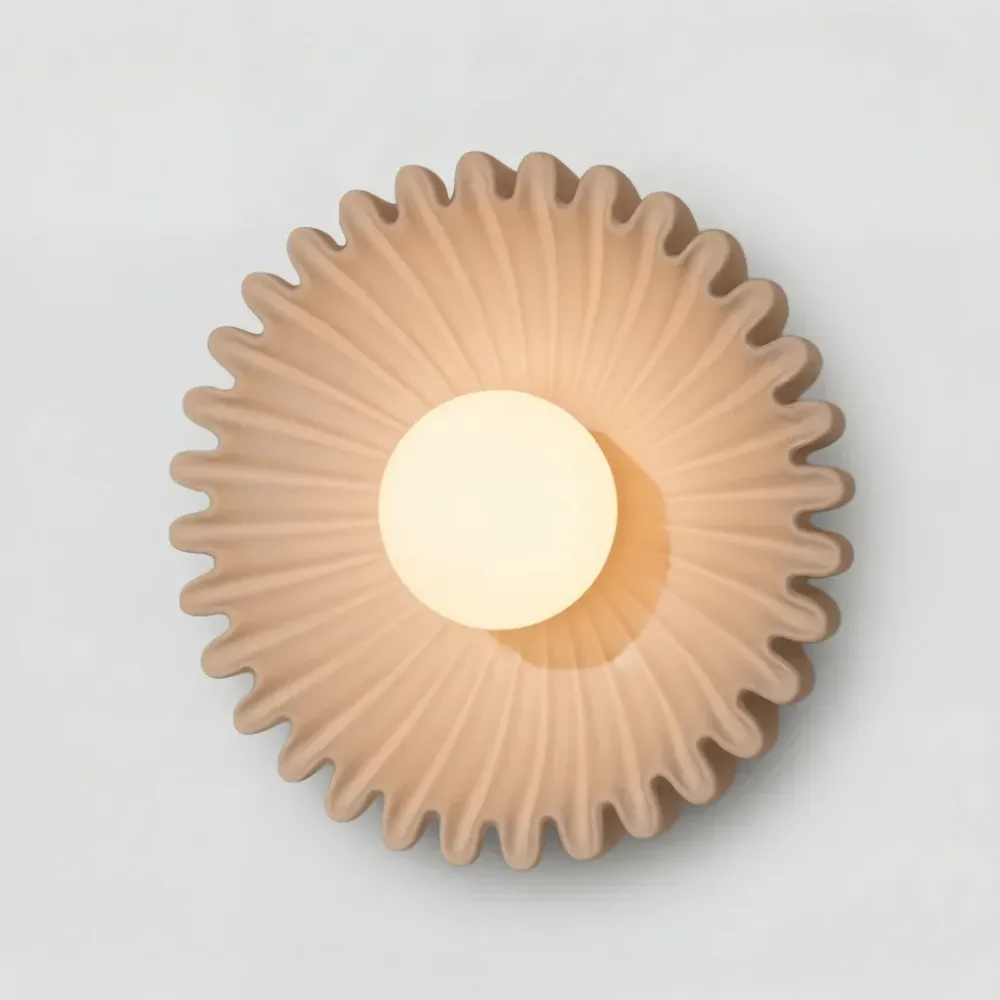 Applique murale fleur en céramique moderne Marenys At Ease Home Life