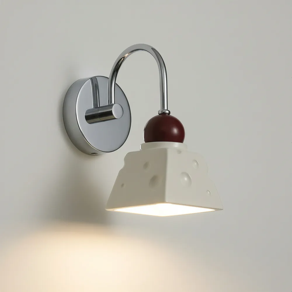 Lampe murale en résine au fromage moderne Elmer At Ease Home Life