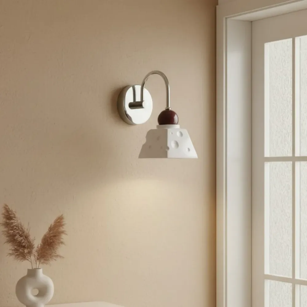 Lampe murale en résine au fromage moderne Elmer At Ease Home Life