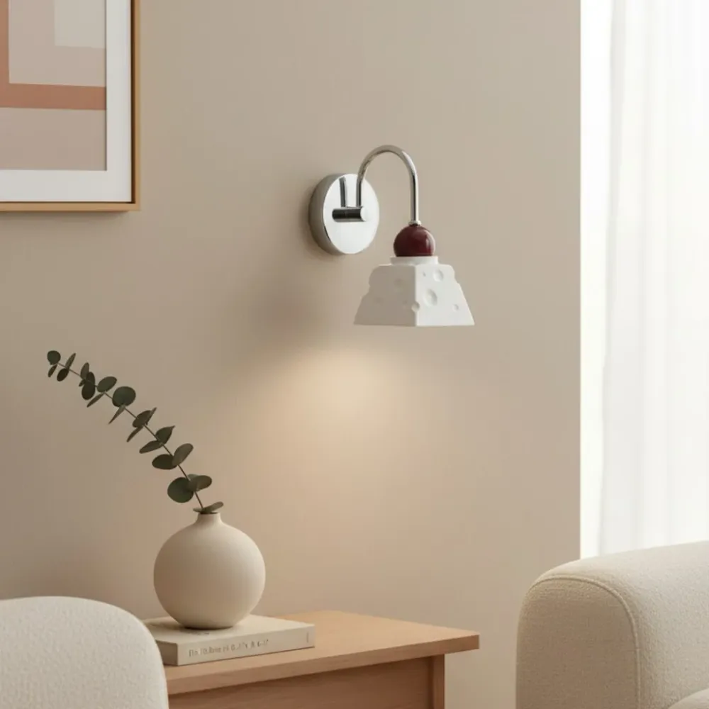 Lampe murale en résine au fromage moderne Elmer At Ease Home Life
