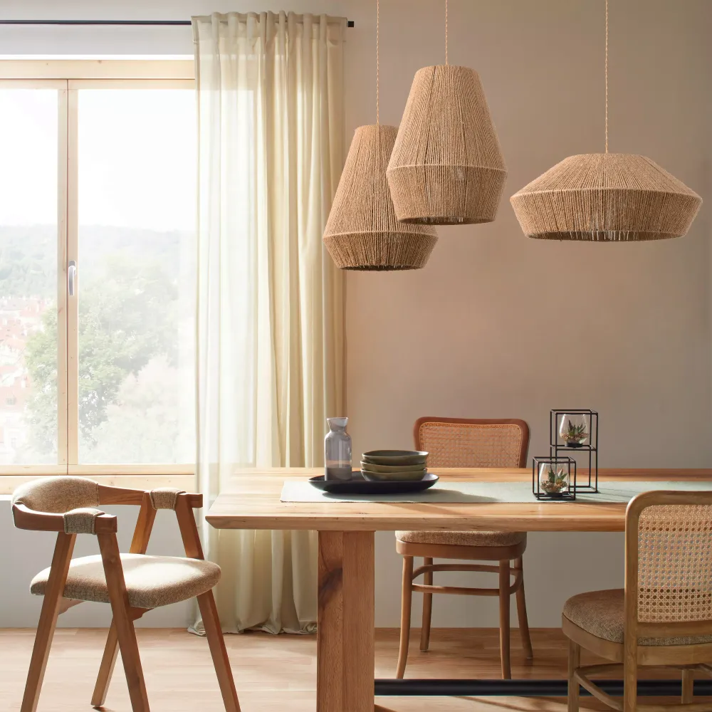 Lampe à suspension en corde tressée Agathe At Ease Home Life