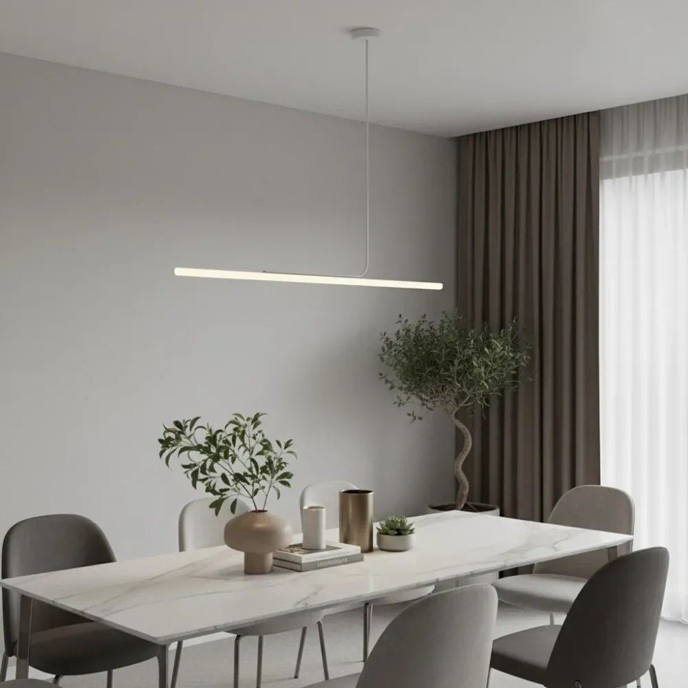Suspension linéaire moderne et simple Yarina Noir At Ease Home Life