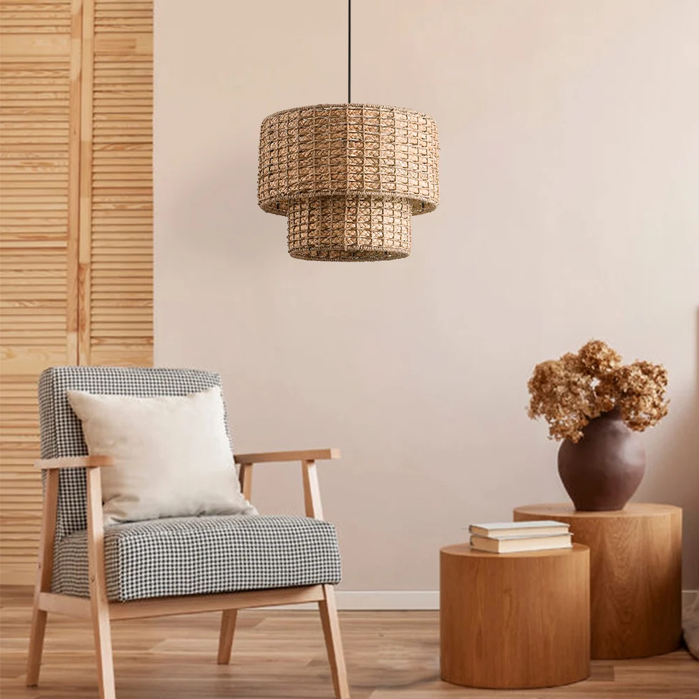 Suspension en paille double couche Moore At Ease Home Life