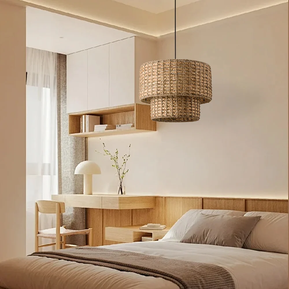 Suspension en paille double couche Moore At Ease Home Life