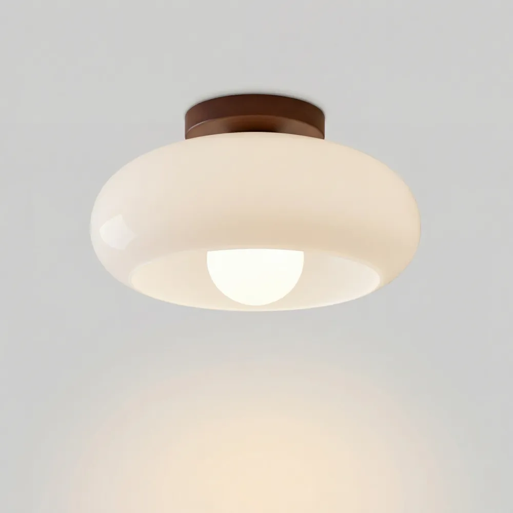 Violetta Lampe Plafonnier en Verre Bauhaus Française At Ease Home Life