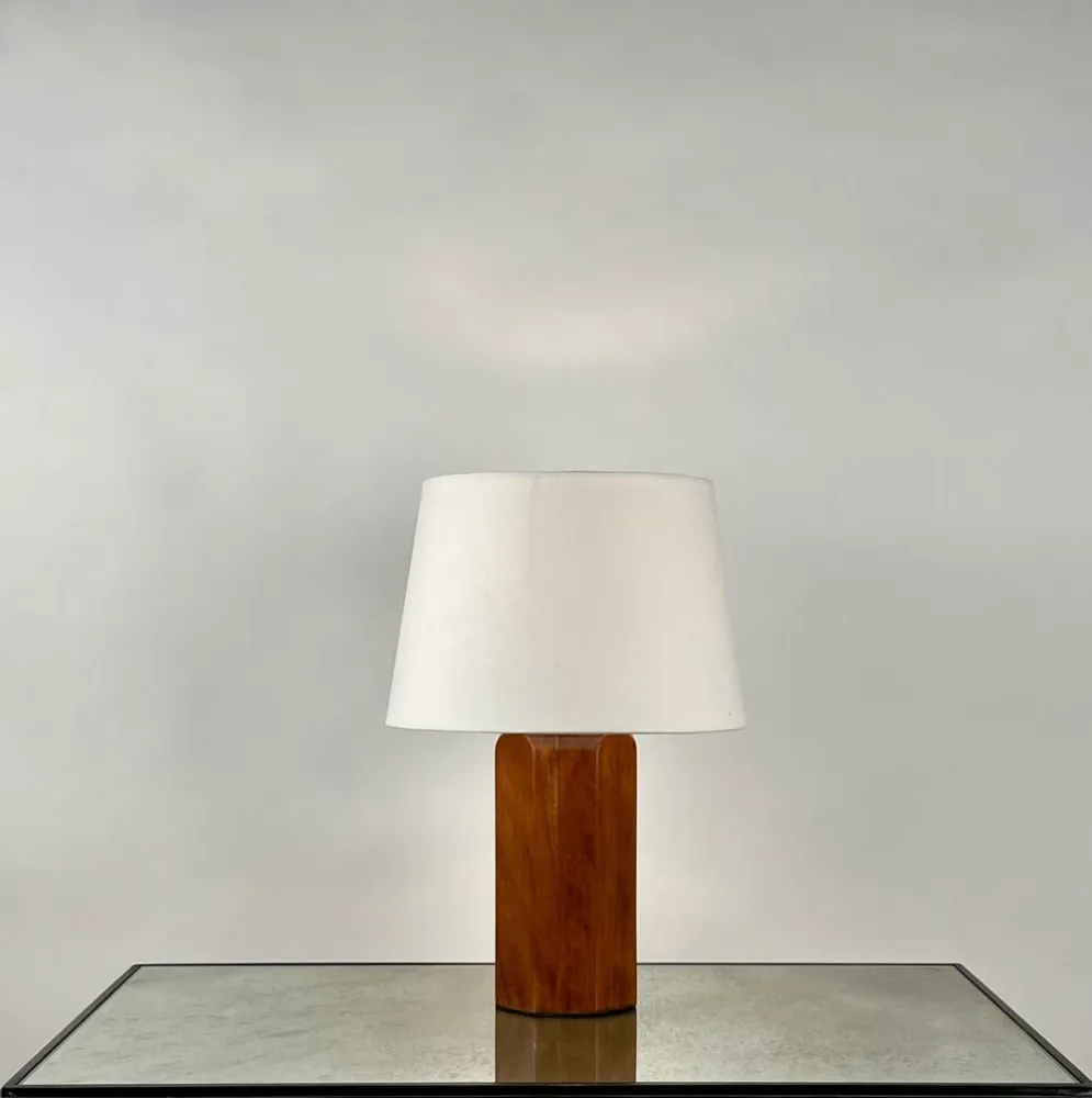 Paire de lampes 'Octogone' en Noyer Atelier Cabanel Store