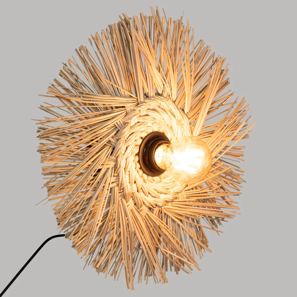 Atmosphera Applique boho - Lampe - Naturel - D34cm