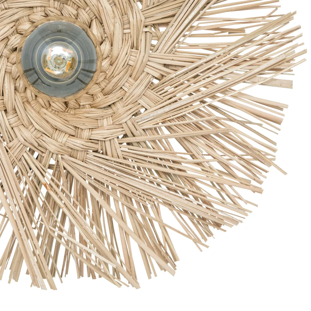 Atmosphera Applique boho - Lampe - Naturel - D34cm