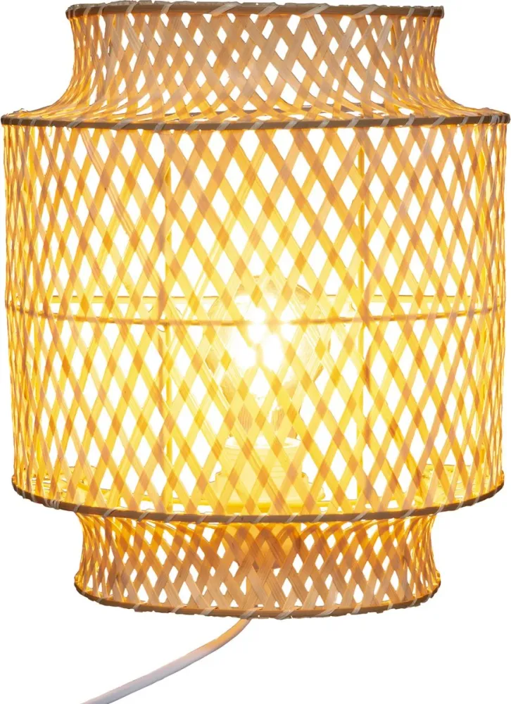 Atmosphera Applique Liby Bambou naturel - Dia 23 cm - Lampe