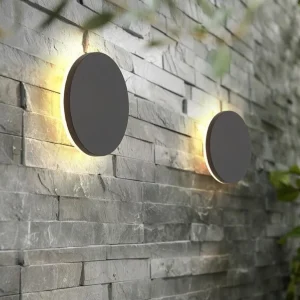 Applique moderne à LED 10W pour l'extérieur Applique murale étanche Lampe de porche Eclairage mural Eclairage de jardin La...