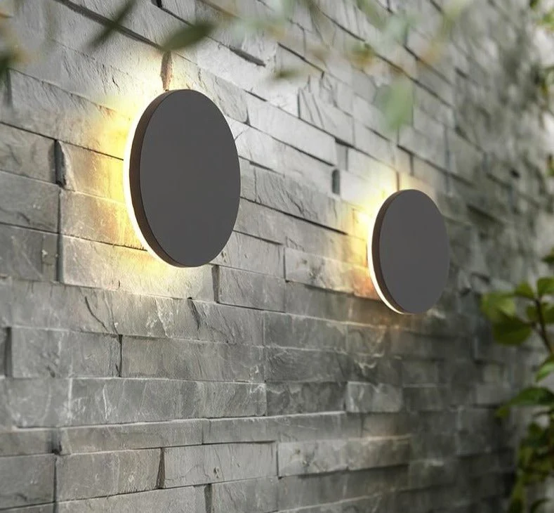 Applique moderne à LED 10W pour l'extérieur Applique murale étanche Lampe de porche Eclairage mural Eclairage de jardin La...
