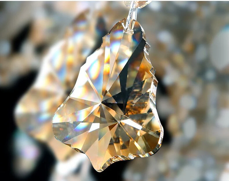 Éclairage de luxe bougie lustres en cristal lumière K9 Cognac lustres en cristal lustre lumière éclairage ATY Home Decor