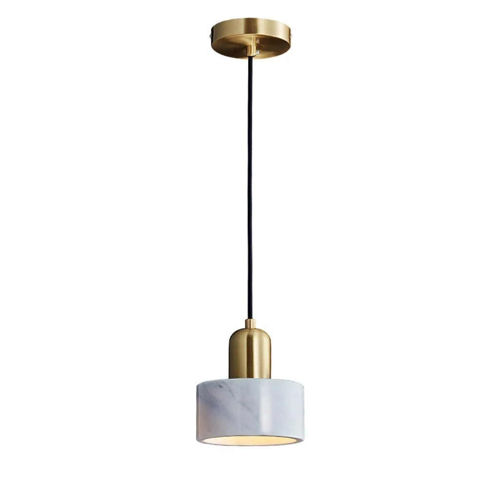Lampe pendante moderne en marbre LED pour îlot de cuisine Bord de lit ATY Home Decor