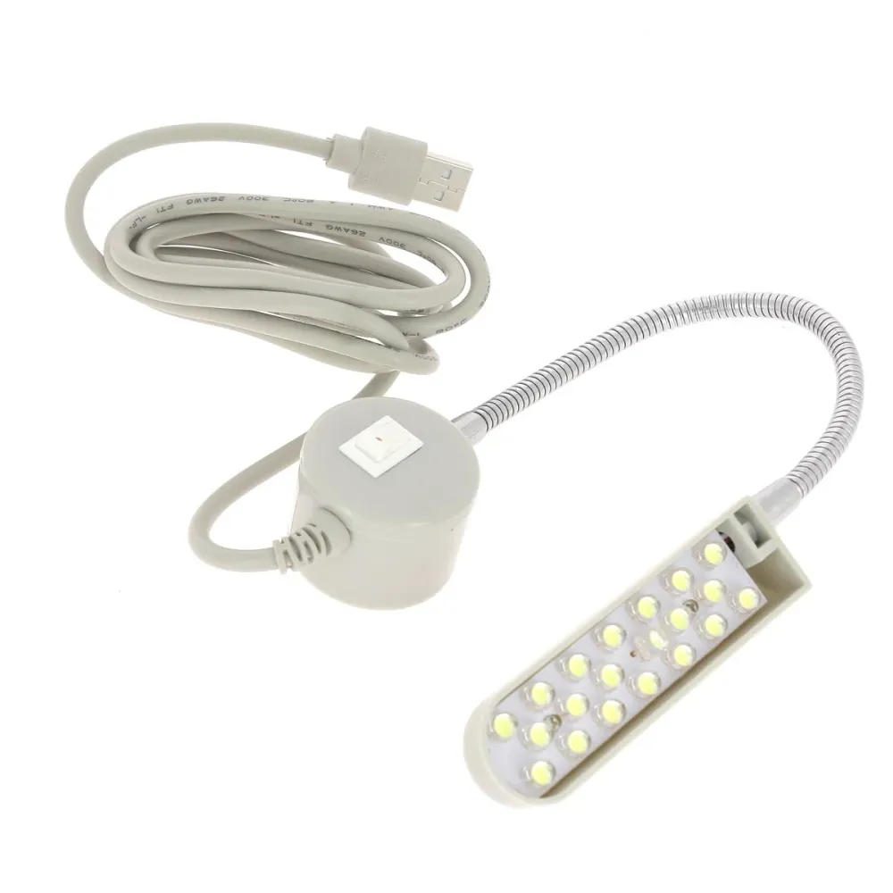Lampe magnétique 20 LED avec prise USB pour machine à coudre Autres
