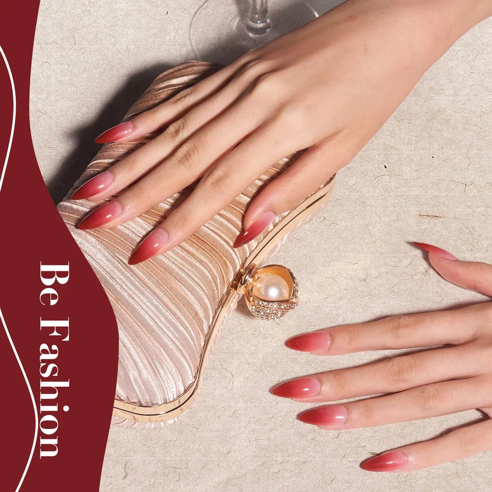 AZUREBEAUTY Poudre Dip – Kit 6 Teintes Brun-Rouge Nude Pailleté Sans Lampe