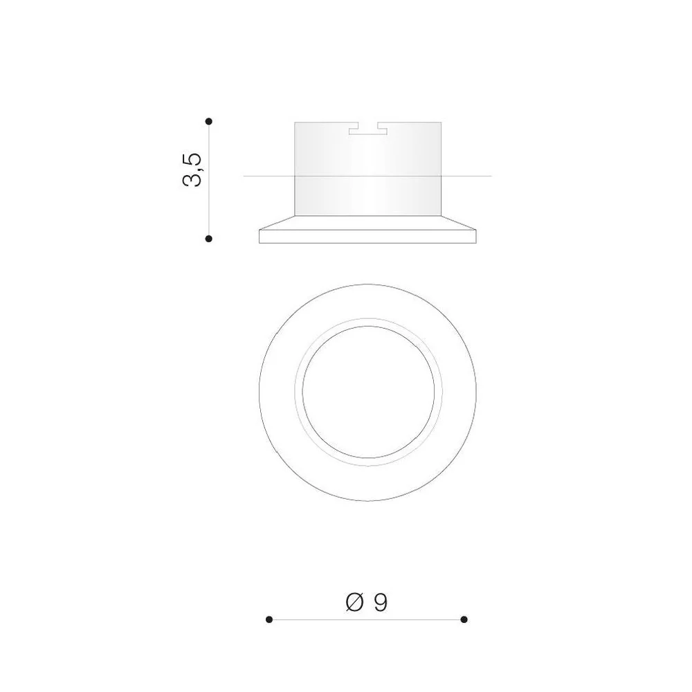 Azzardo ADAMO spot encastrable 1L, or brillant, GU10