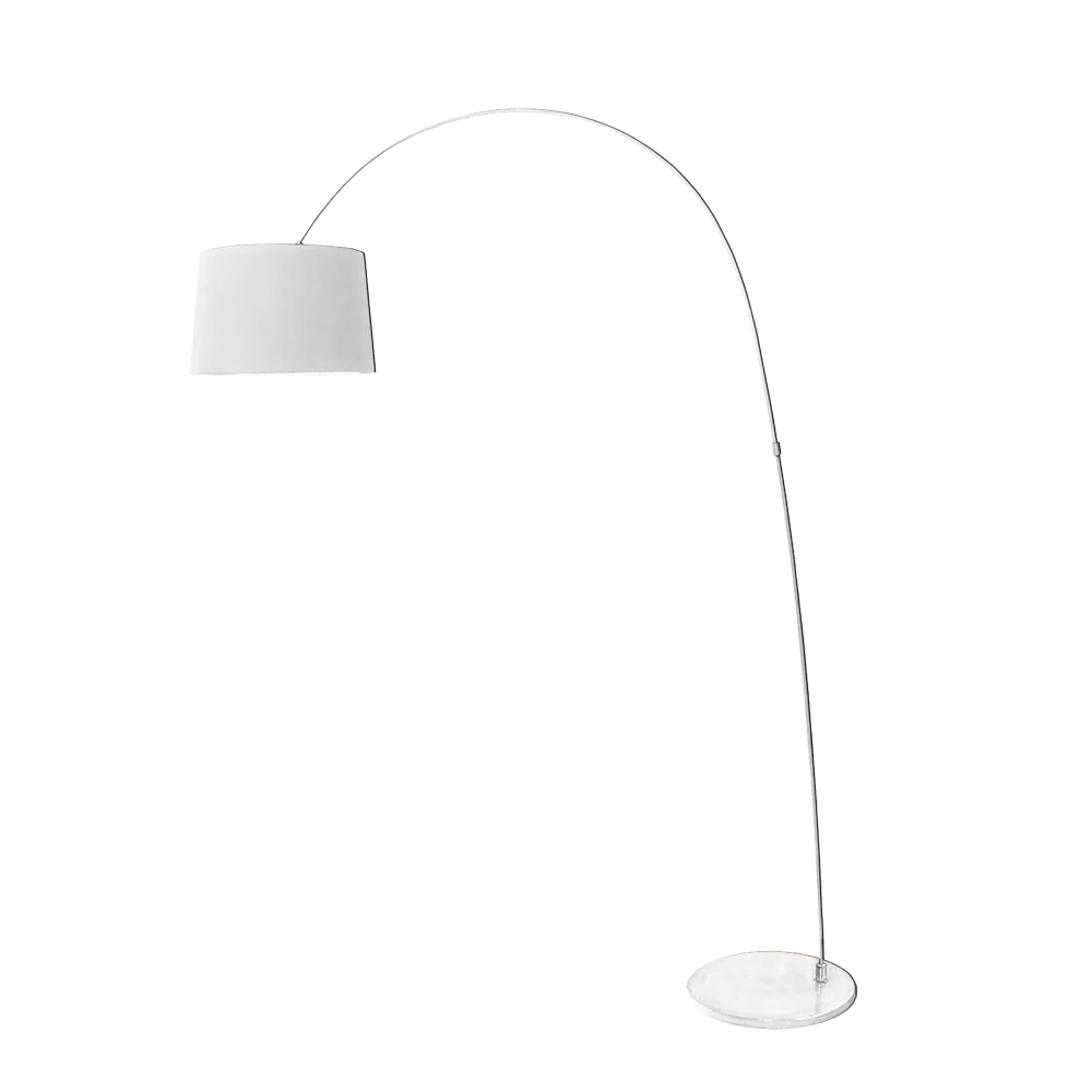 Azzardo ARIANA lampadaire 1L, blanc, E27