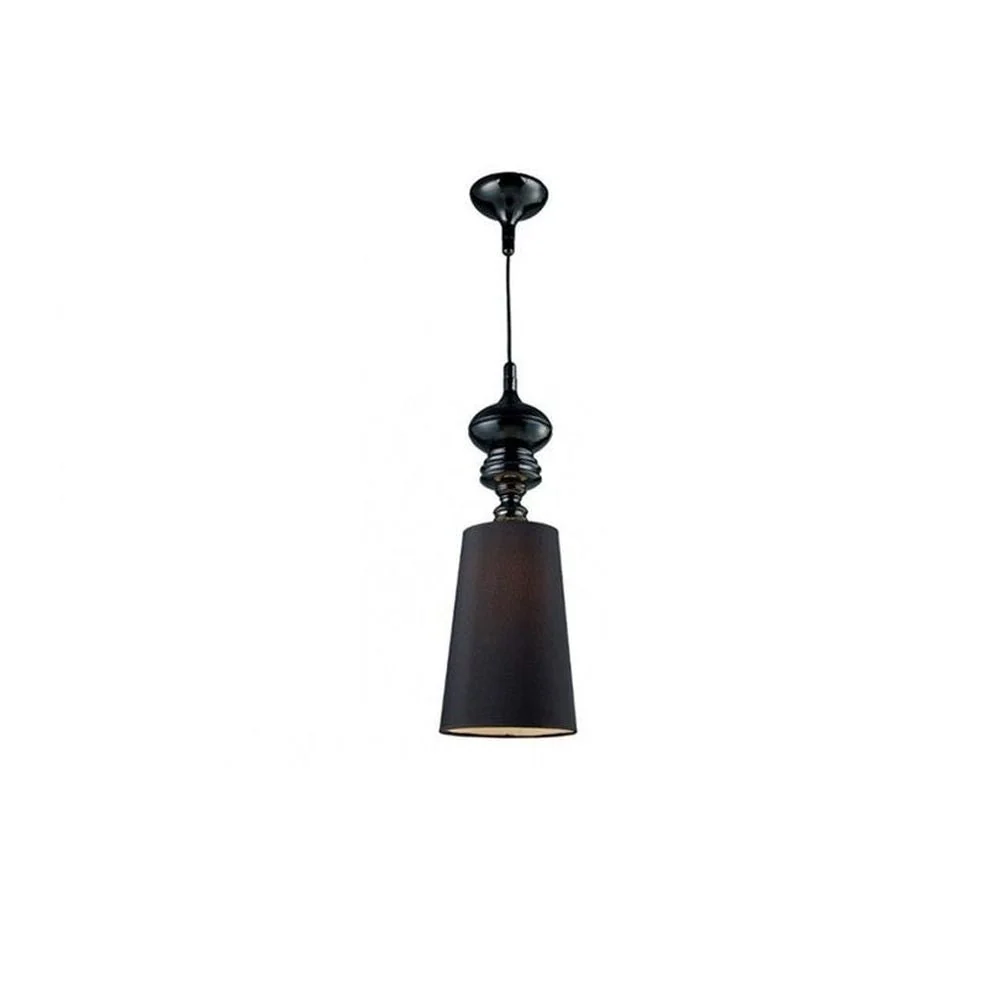 Azzardo BAROCO suspension 1L, noire, E27