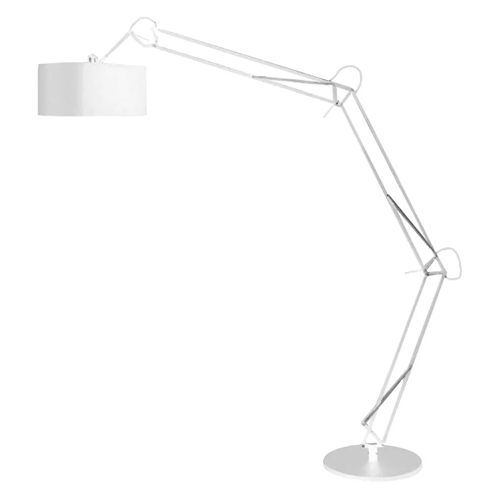 Azzardo BOSSE lampadaire 1L, blanc, E27