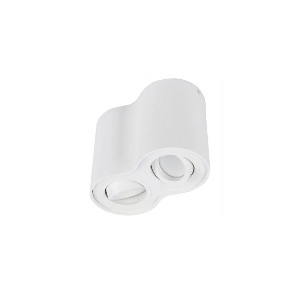 Azzardo BROSS plafonnier 2L, blanc, GU10