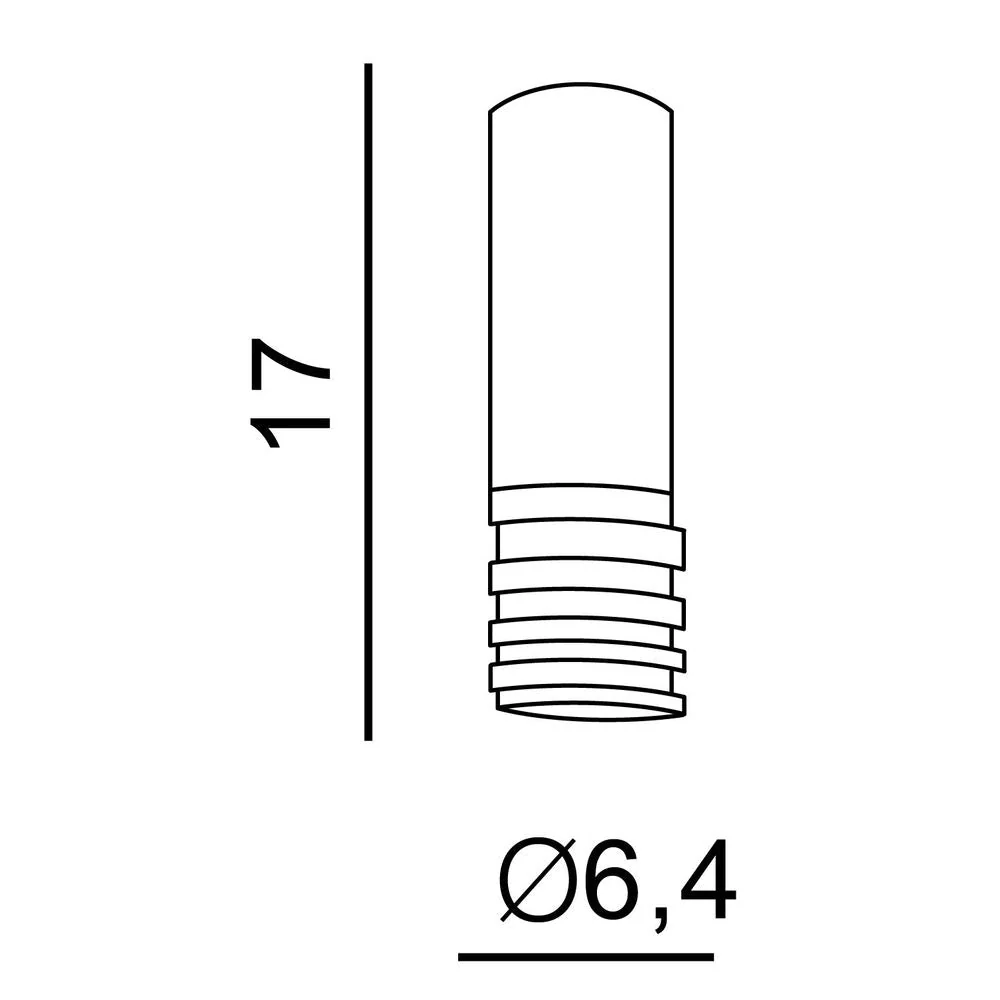 Azzardo LOCUS plafonnier 1L, blanc, GU10