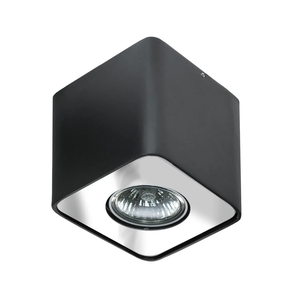 Azzardo NINO plafonnier 1L, noir, GU10