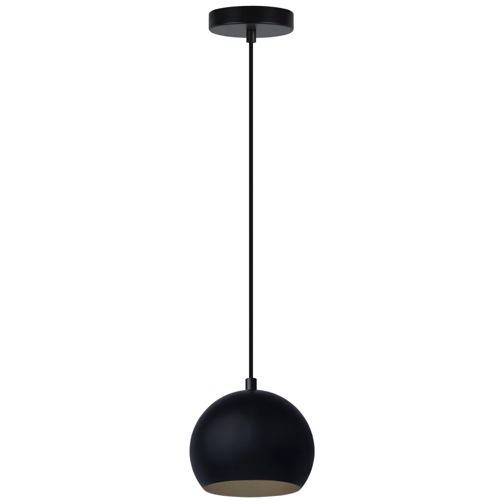 Azzardo NOA suspension 1L, noire, E14