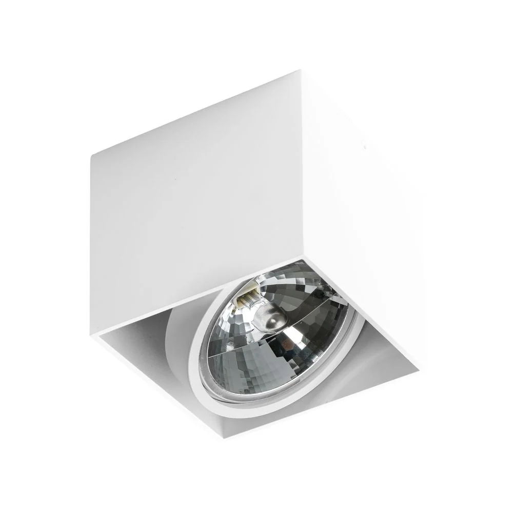 Plafonnier Azzardo ALEX 1L, blanc, QR111