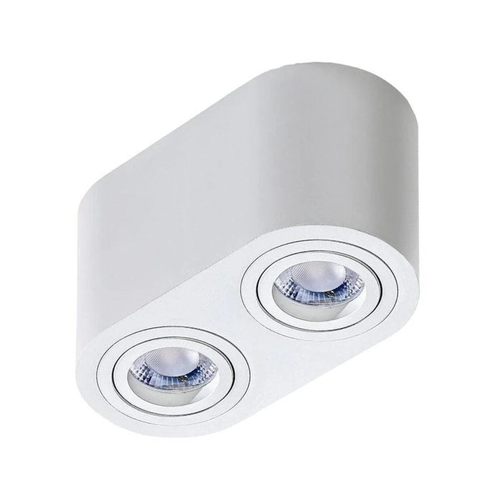 Plafonnier Azzardo BRANT 2L, blanc, GU10