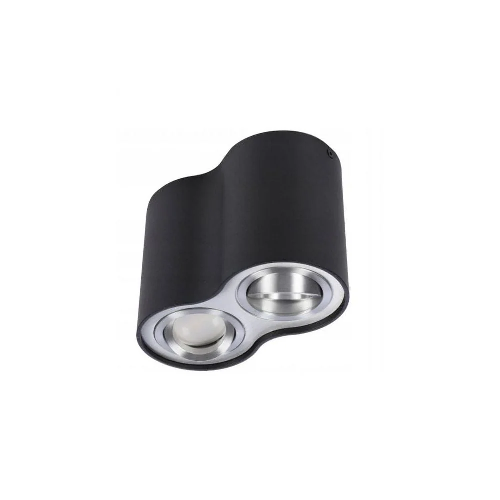 Plafonnier Azzardo BROSS 2L, noir, GU10