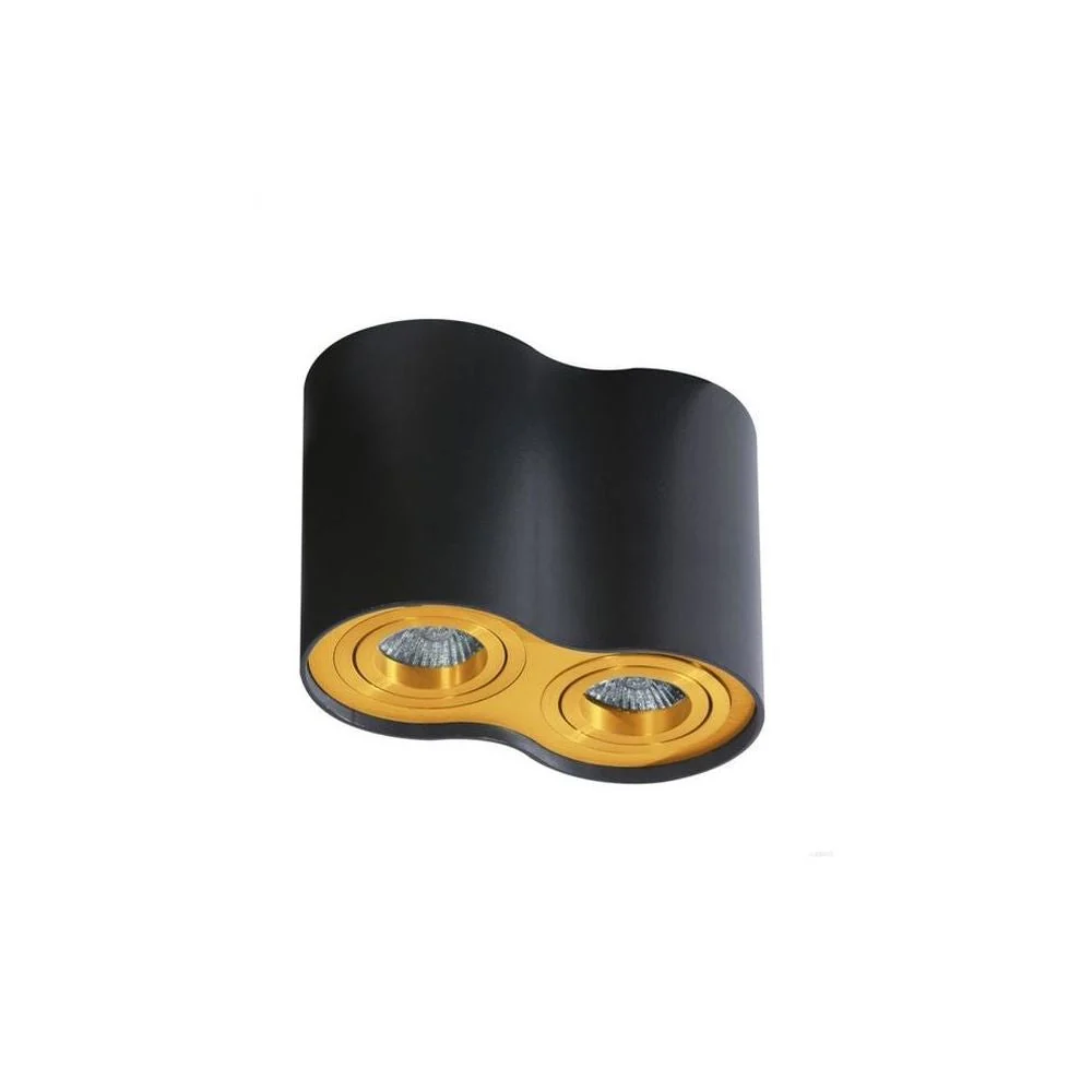 Plafonnier Azzardo BROSS 2L, noir, GU10