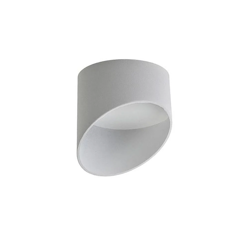 Plafonnier Azzardo MOMO 1L, blanc, LED