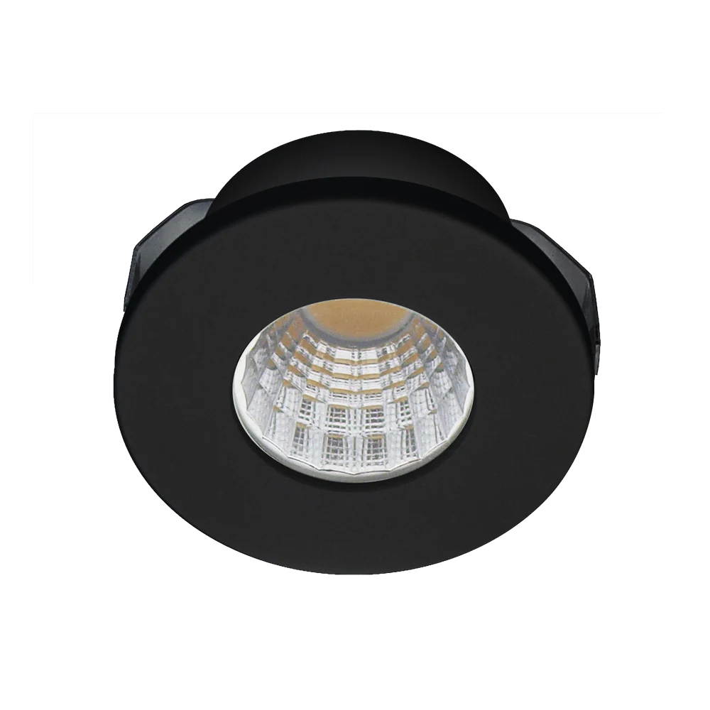 Spot encastré Azzardo FILL 1L, noir, LED