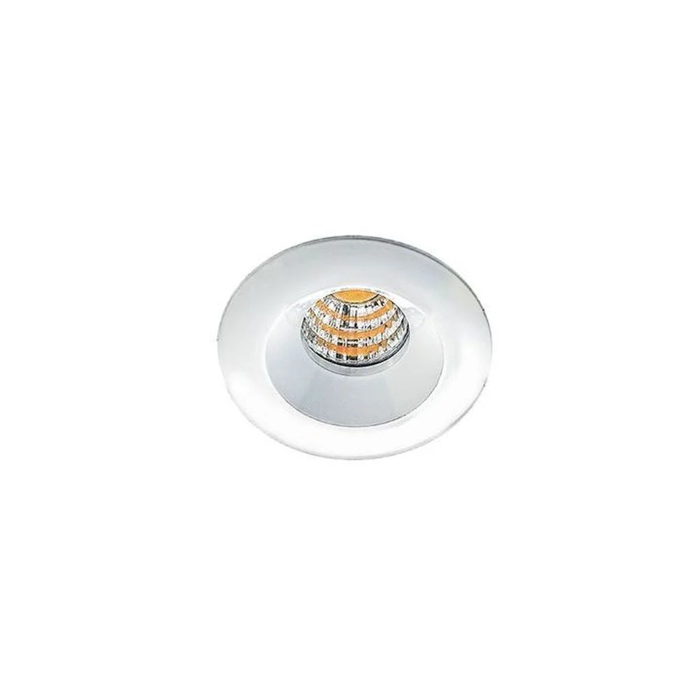 Spot encastré Azzardo OKA 1L, blanc, LED