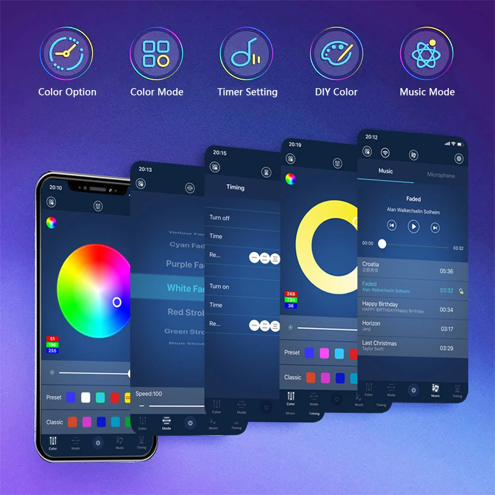 Bande lumineuse Led Bluetooth (Chad)