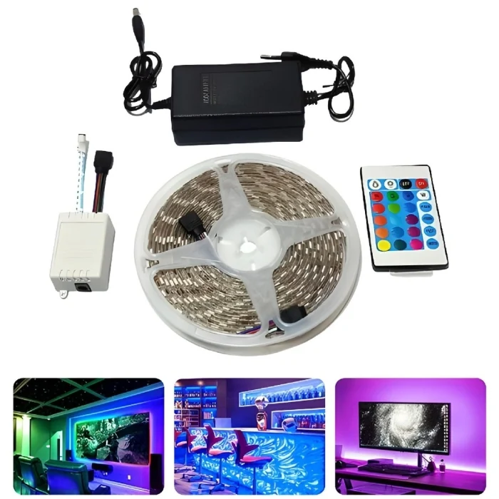 Bande lumineuse Led 5 mètres avec Télécommande
