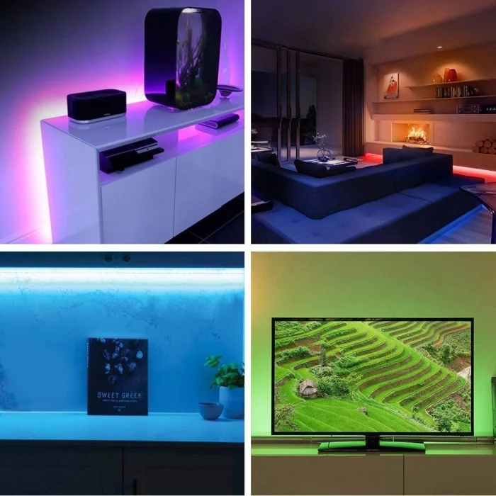 Bande lumineuse Led 5 mètres avec Télécommande