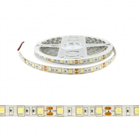 Bandes LED '5050' 12V - IP54 - col. RVB - rouleau de 5 mètres