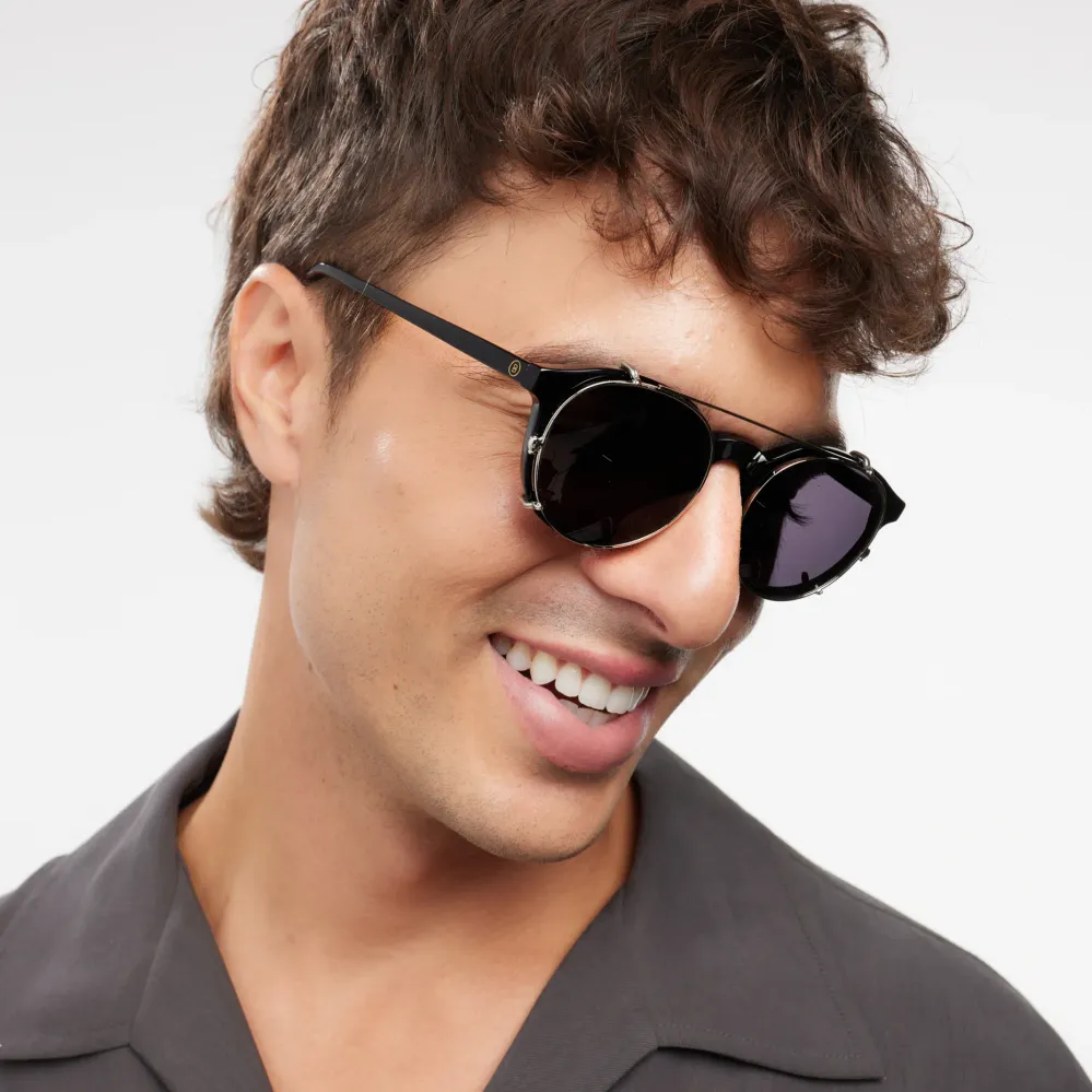 Shoreditch Clip-On Silver Barner Eyewear