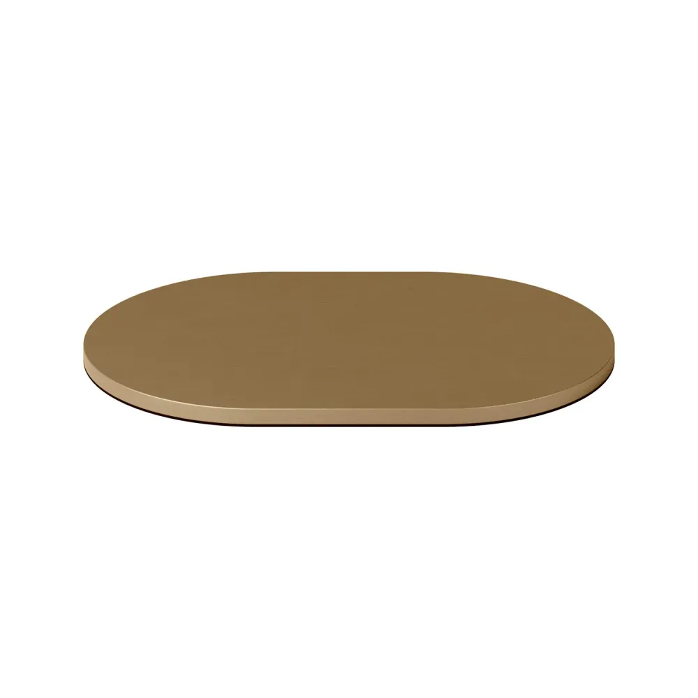 Base métallique ovale pour lampe de table MAG-Y - Bronze satiné