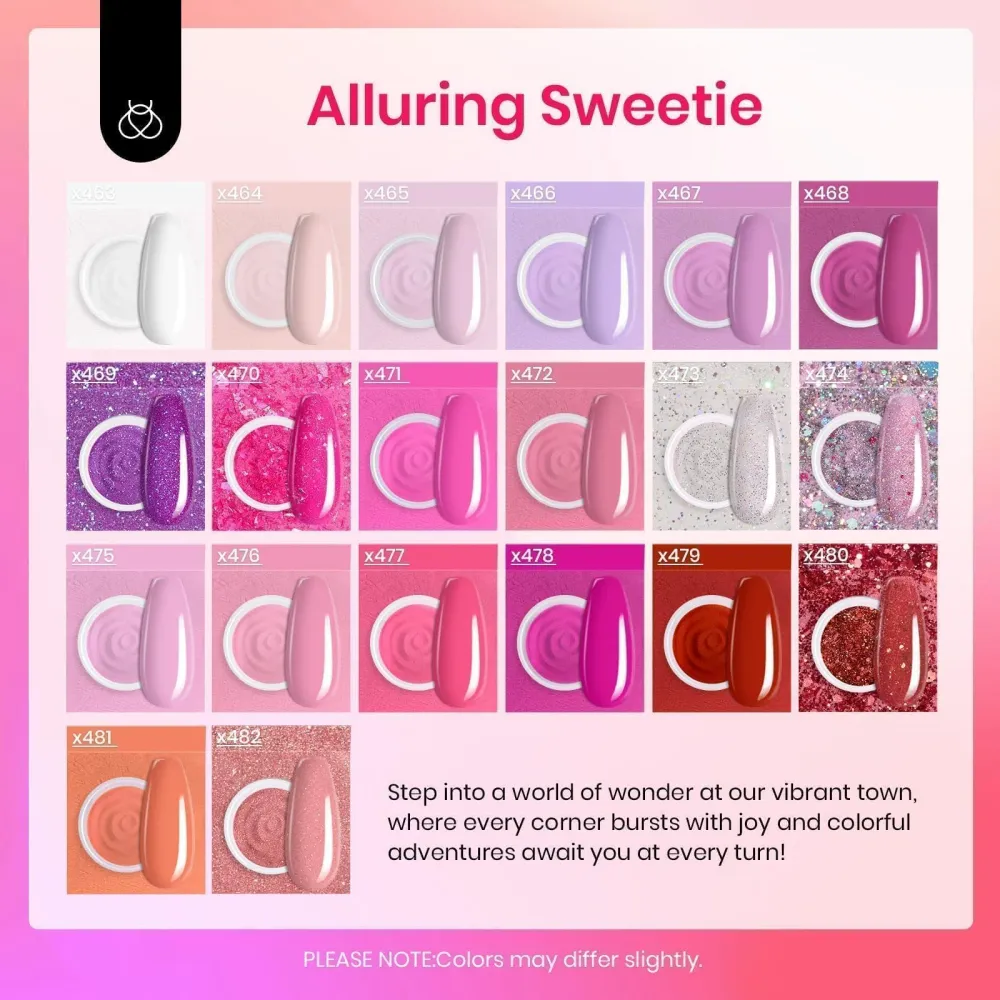 Kit Beetles Dip Powder Ongles – 36 pièces, 20 couleurs nude et vives, sans lampe UV – Collection Séduisante et Douce beetl...