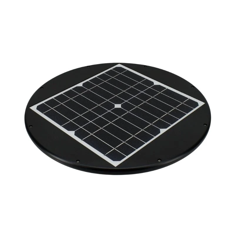 Lampadaire Public Solaire 20W IP65 CCT Noir - 3000K/4000K Bemko