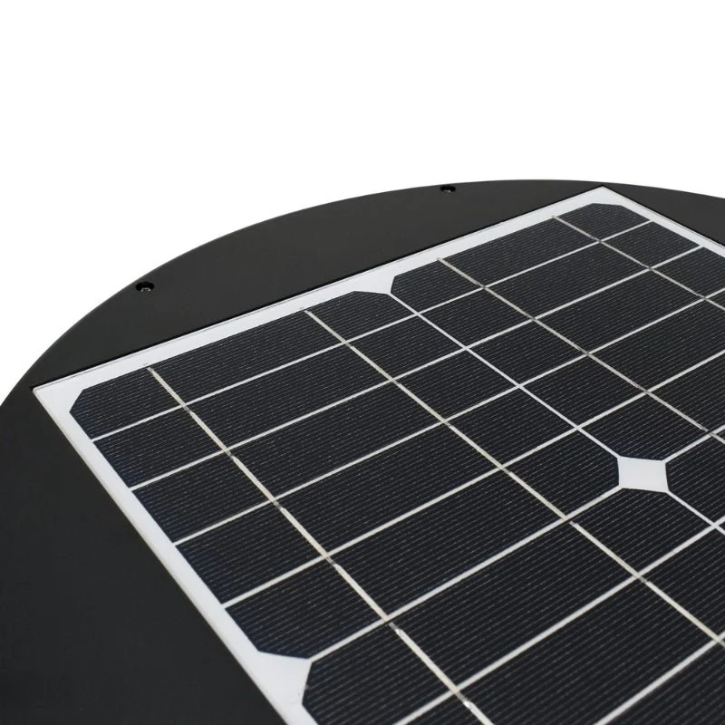 Lampadaire Public Solaire 20W IP65 CCT Noir - 3000K/4000K Bemko