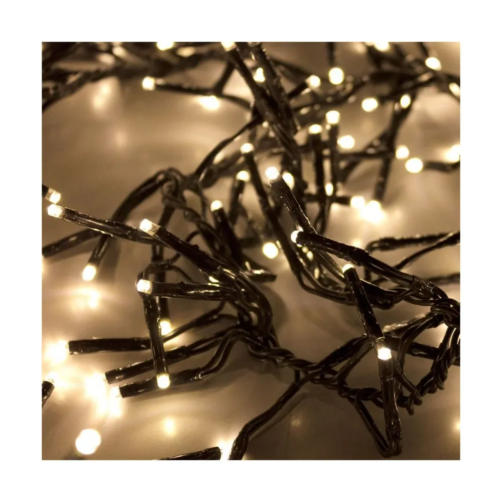 Guirlande lumineuse LED AX8401020 Vert tendre 12 m BigBuy Christmas